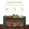 4x2x2ft Outdoor Metal Raised Garden Bed Oval Deep Root Planter Box for Vegetables Flowers Herbs and Succulents w 101 Gallon Cci