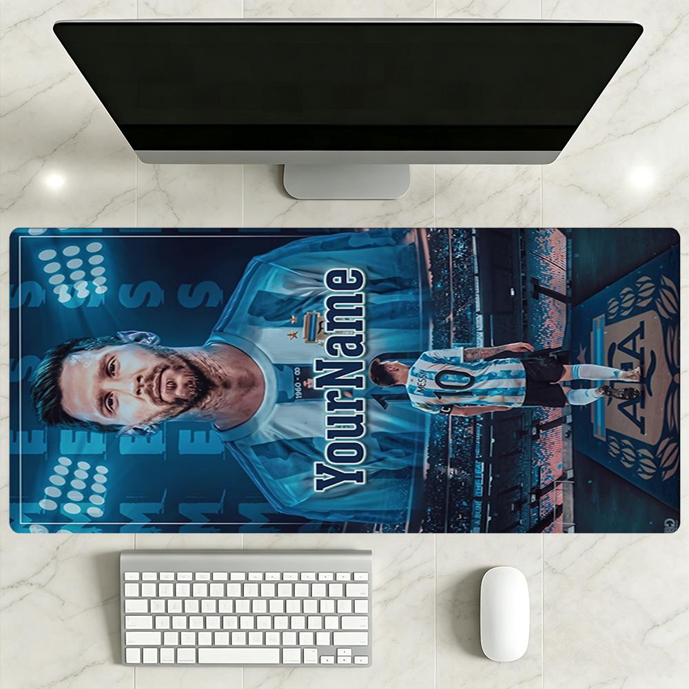 Messi Customize Text Beach Towel Super Soft Microfiber Quickdry Fabric Suitable for Swimming Gym Camping Yoga Vacation
