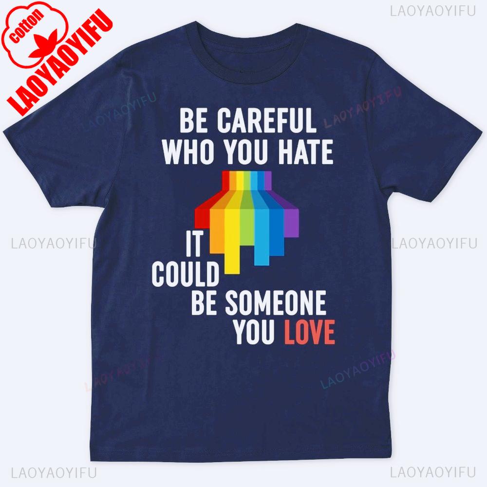 Pride Month Gift Tee Tops LGBTQ Gay Tshirt Men Women Universal Casual Crewneck Tshirt Creative Design Unisex Summer Shirt