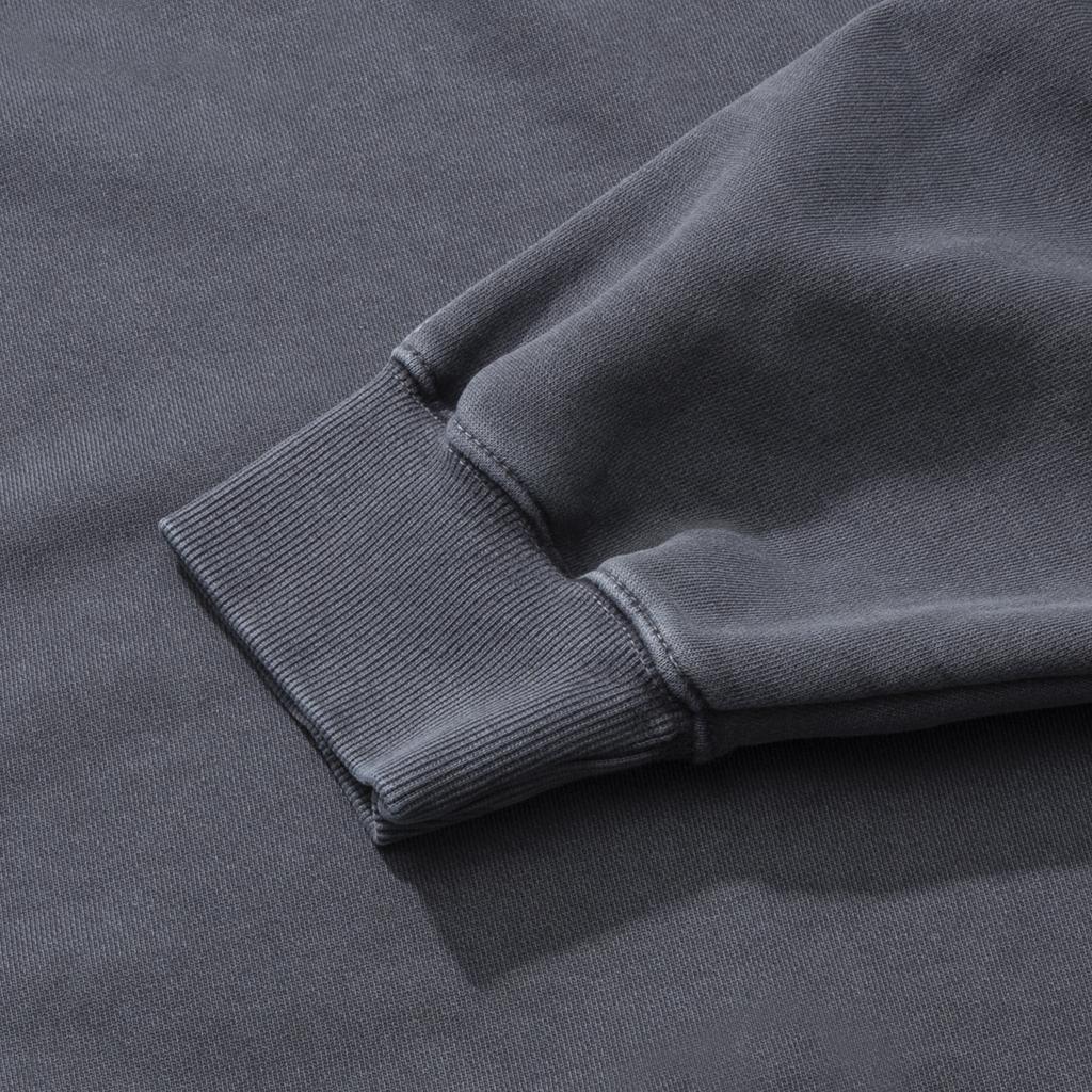 Psshopper Pigment Small Logo Zip-Up Hoodie [Navy]