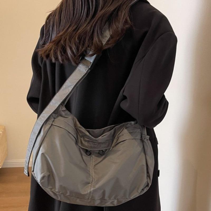 Trendy Fashion Simple Bag Messenger Bag Women's Large-capacity Casual Versatile Shoulder Bag Commuter High-end Women's Bag