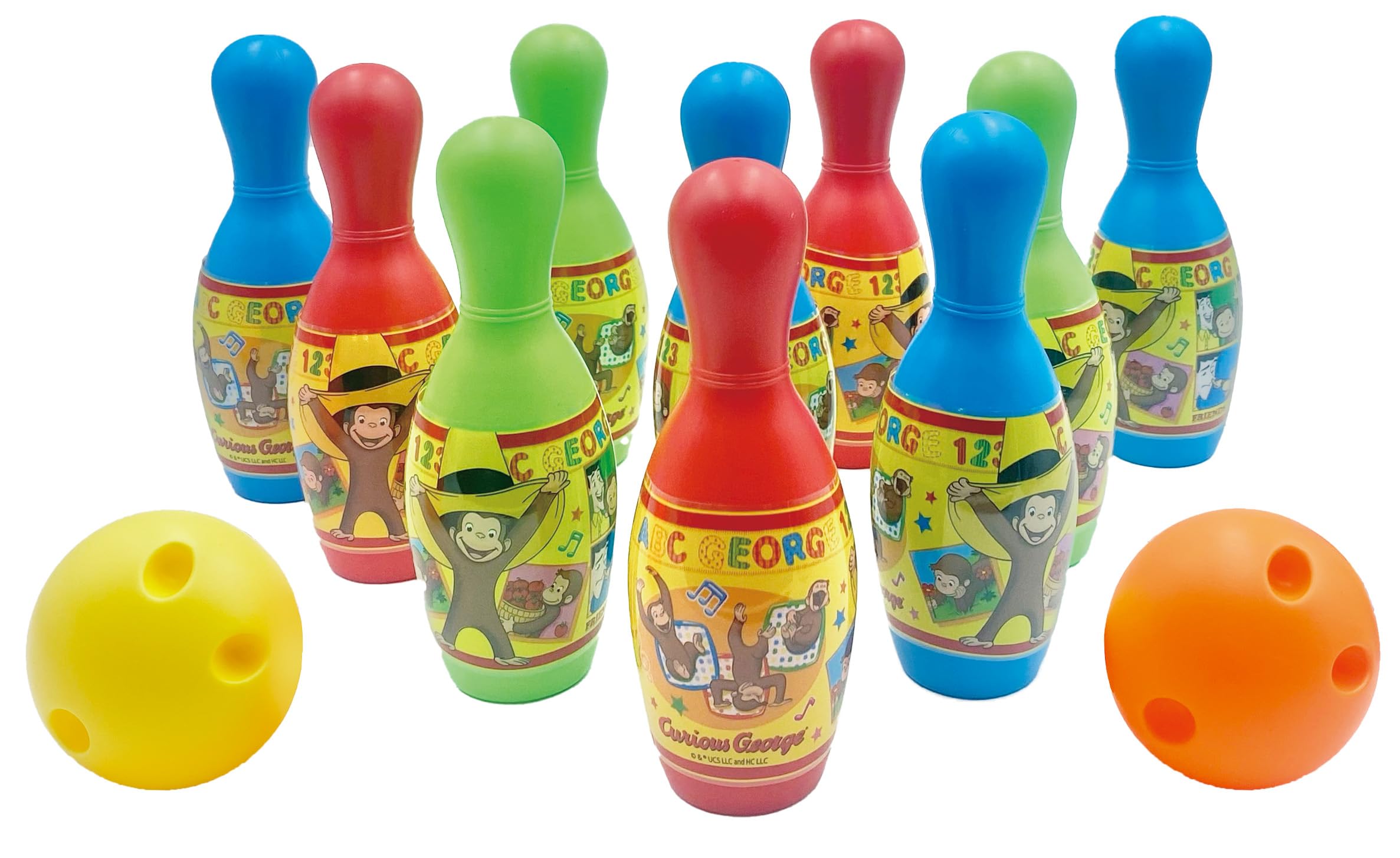 

Onoeman Curious George Rolling Bowling Set and 024562 (Ages 1.5 Up)