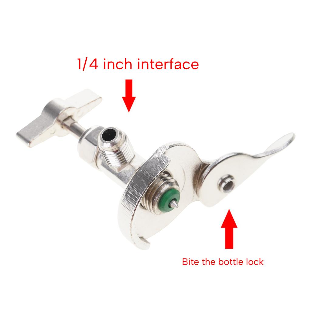 Can Tap Dispenser Valve Refrigerant Bottle Opener Car Refrigerant Can Bottle Tap Opener Valve Tool for R22 R134 R12 R600