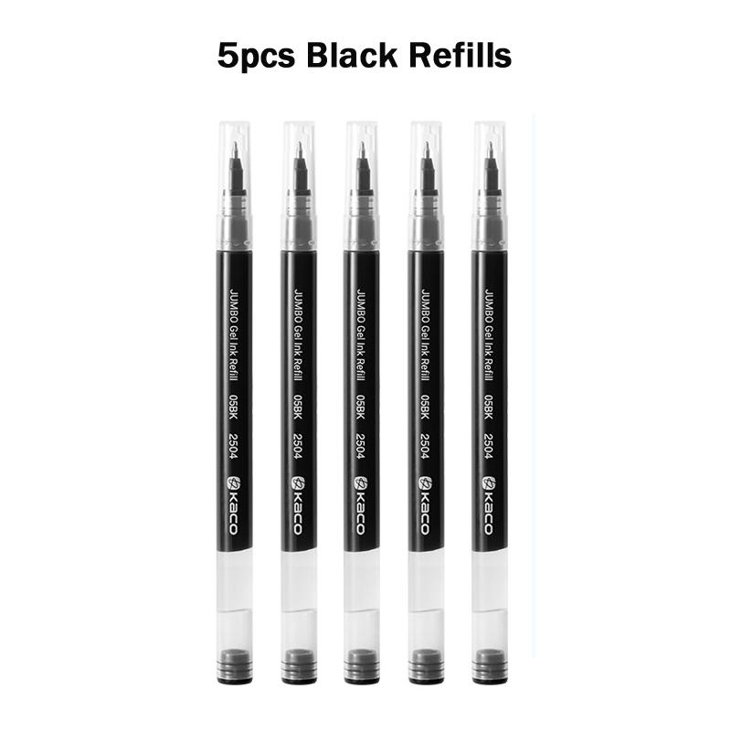 KACO JUMBO Colored Gel Pen Set SMILEYWORLD 1800M Dual Ball ST Tip Smooth Writing Quick-Dry Ink Pens School Exam Office Supplies