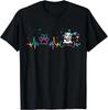 Australian Shepherd Herzschlag Lustiges Batik Hunde Liebhaber Geschenk Unisex T-Shirt