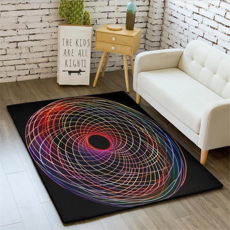 Creative 3D Visual Pattern Carpet for Home Living Room Bedroom Sofa Doormat Decor Large Area Rug Non-slip Floor Mat Fashionable