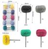 20-Piece Sanding Disc Set for Grinding, Polishing, Rust Removal, and Deburring - Black Diamond Non-Woven Flap Discs