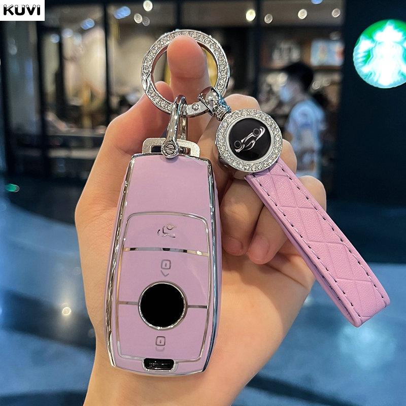 Tpu Car Key Case Cover Shell Fob Keychain For Mercedes Benz A C E S G Class Glc Cle Cla W177 W205 W213 W222 X167 Amg Accessories