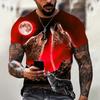 2025 Wolf T Shirt For Mens Animal Print Short Sleeve Top 3D Casual Street Man's T-shirt Oversized Tee Shirt Men Vintage Clothing