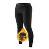 Men's Fleece-Lined Sports Tights: Warm, High-Elasticity, Quick-Dry Base Layer for Running, Basketball, and Training.