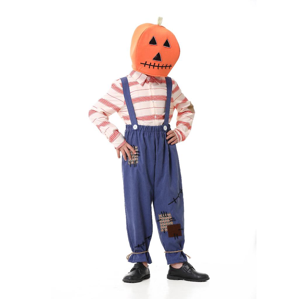 Family Halloween Pumpkin Costume Matching Set for Parent-Child Party