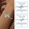 Blue And White Bead Bracelet Soul Sister Handmade Adjustable Ocean-Inspired