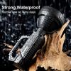 High Power LED Flashlight Water Resistant Fishing Lantern Torch USB Rechargeable Powerful Spotlight Searchlight Camping Lamp