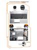 Compatible ASUS Keyboard: N56V/VV, U500VZ, N76, R500V/R505, and S550C for US/RU Models