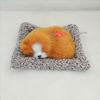 Plush Simulation Dog Toy Sleeping Dog Ornament with Sound Contains Bamboo Charcoal Bags To Purify the Air for Home Decor