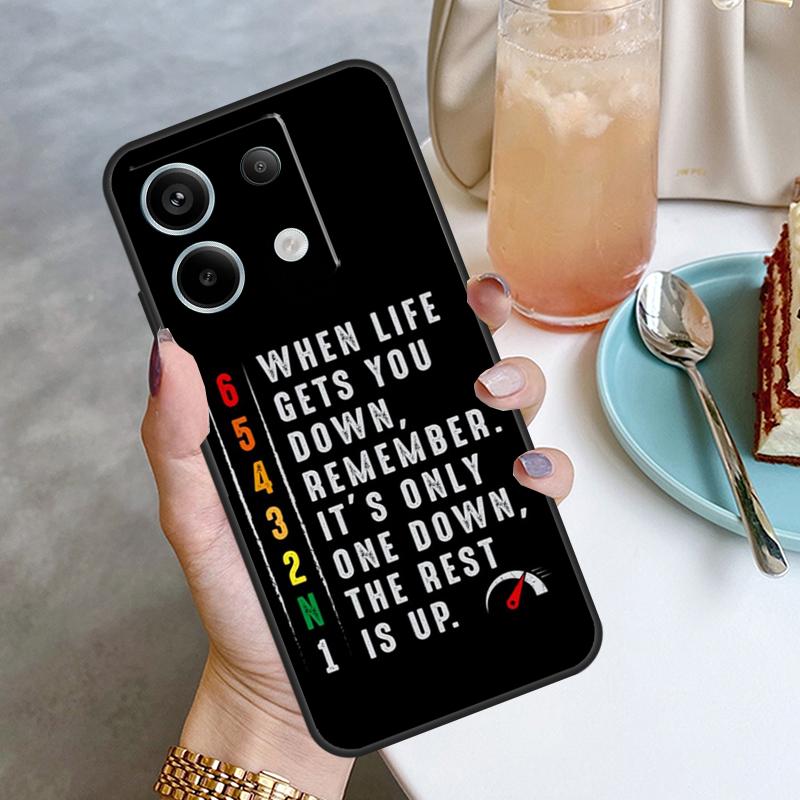 Motorcycle Gear Case For Xiaomi Redmi Note 13 Pro 12 11 10 9 Note 12S 10S 11S 9S Redmi 12 10C 12C 13C Cover