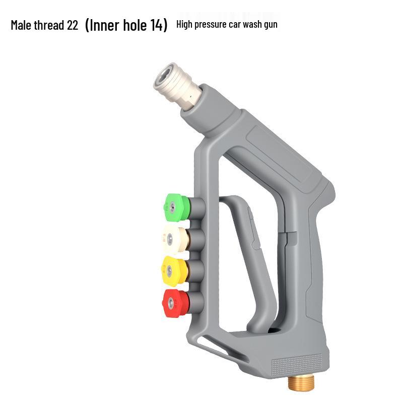 High-Pressure Car Wash Water Gun with Ceramic All-Copper Valve Nozzle