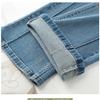 Light Blue High-Waisted Slimming Bell-Bottom Jeans - Women's Casual Micro-Flare, 2026 Spring/Summer Collection