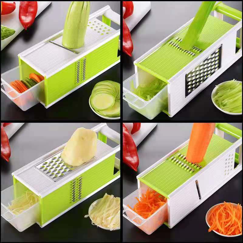 Five In One Grater Multifunctional Kitchen Shredder Slicing Vegetables On All SidesVegetable Chopping Artifact Shredded Potato