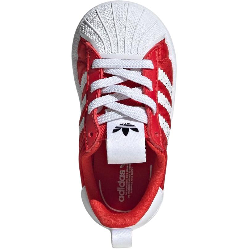 Adidas Originals Superstar 360 Comfortable Soft Fashion Support Low-Top Walking Shoes Baby Shoes Red IH1751