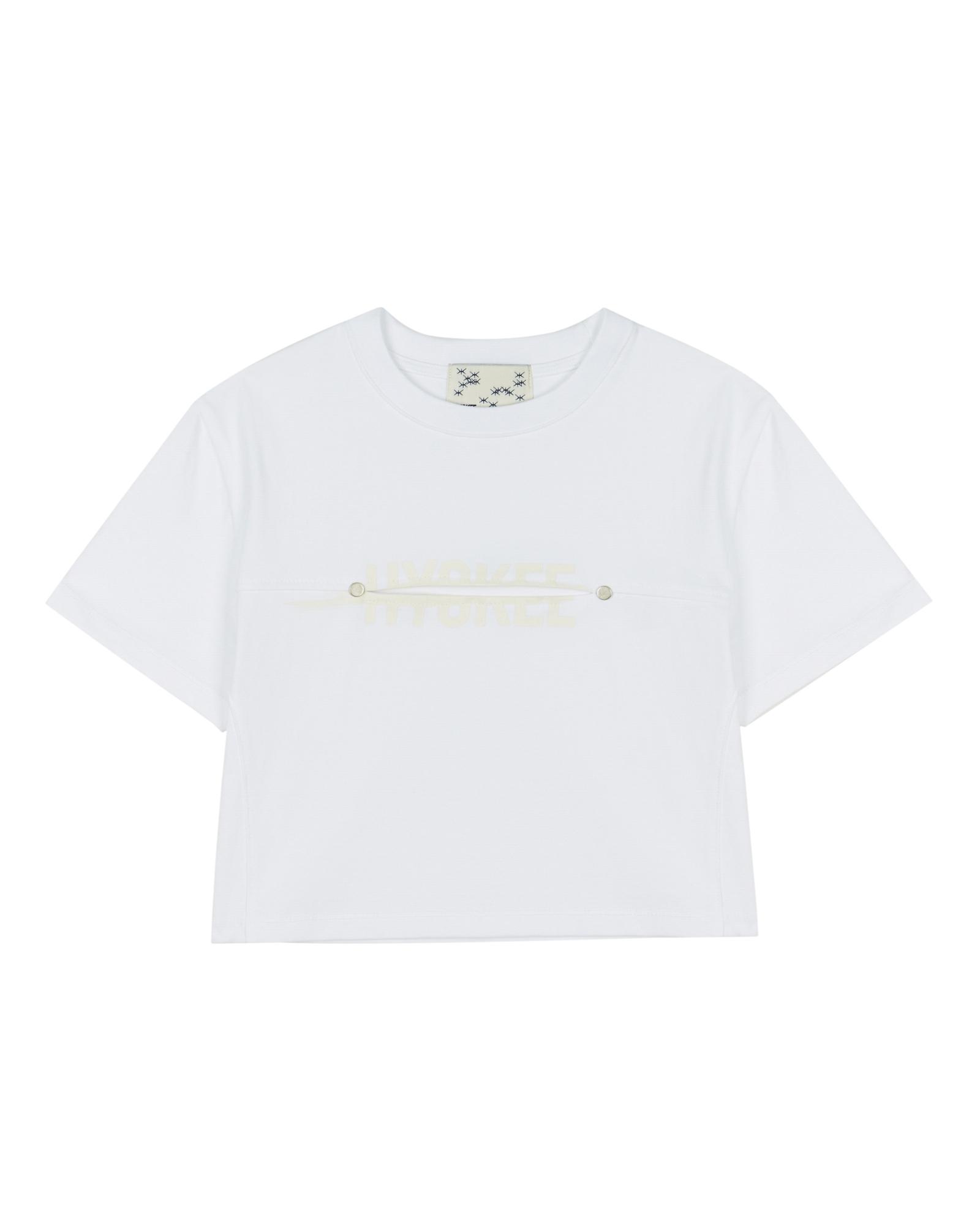 No Extra Touch Lip Top (White) White/S