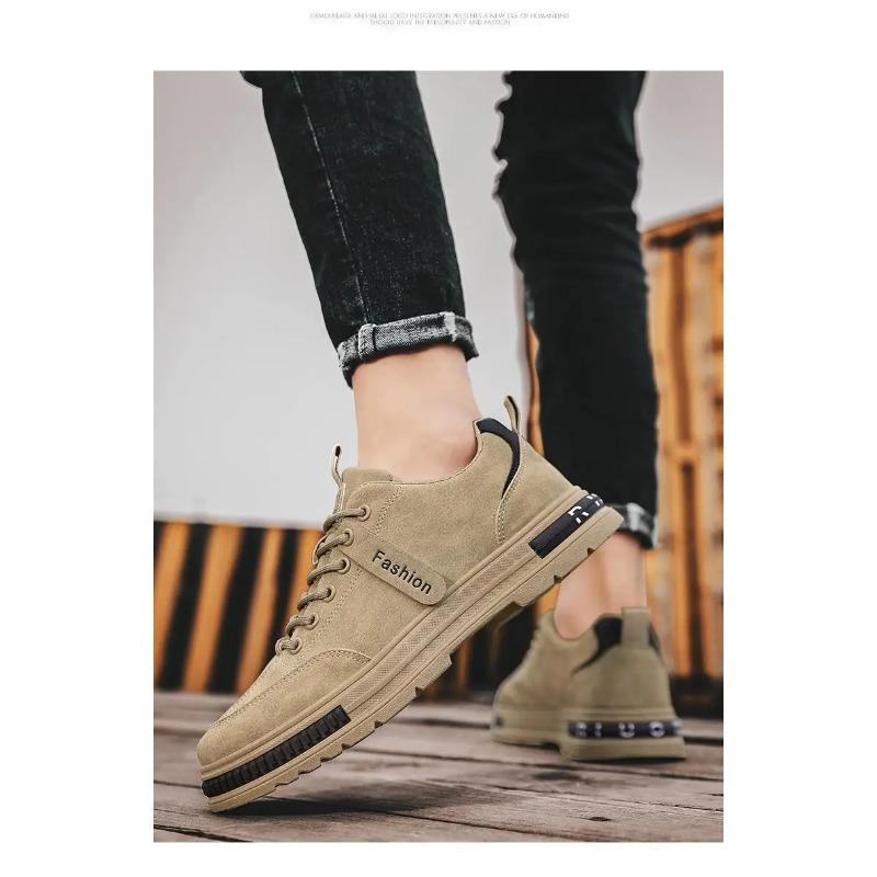 Men's Shoes Season Breathable Versatile Casual Trendy Shoes Men's Work Lightweight Sports Board Shoes