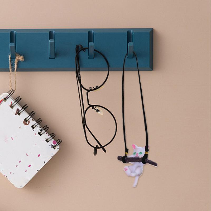 Cat Car Pendant Mirrors Hangable Accessories Cute Branch Cat Pendant Rearview Mirrors Kitten Charm for Auto Interior Decor