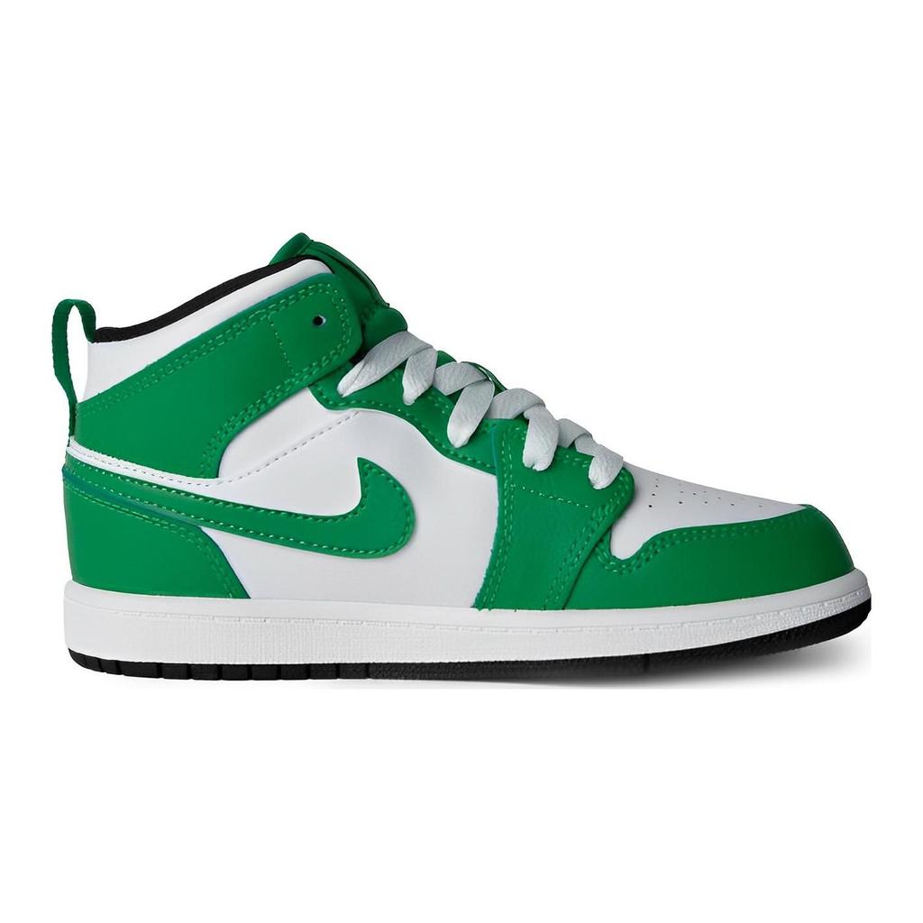 Dětské tenisky Air Jordan 1 Mid PS Lucky Green Černé Bílé DQ8424-301