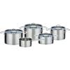 Elegance - 9-piece Stainless Steel Cookware Set - All Stovetops Including Induction