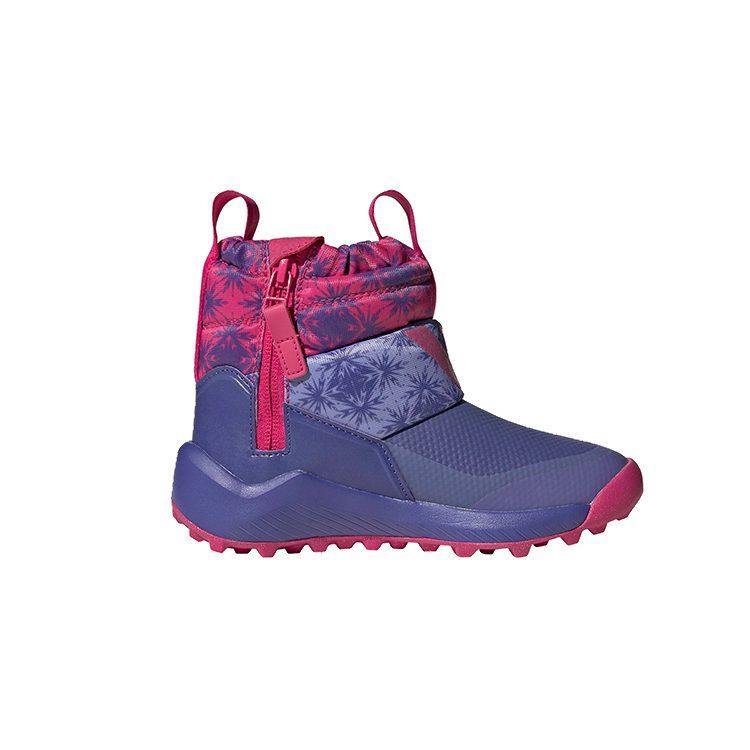 Disney X Adidas Active Snow Mesh Waterproof And Warm Knee High Kids' Boots Purple Pink Children Aged 3 7 Years Old FV4268