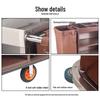 Hotel Linen & Room Service Cart – Stainless Steel Double-Sided Trolley for Cleaning & Sanitation.