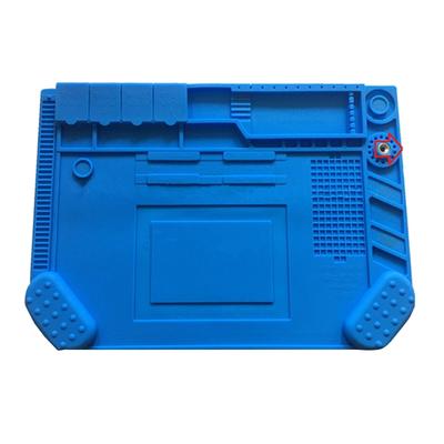 Soldering Mat Heat Resistant Magnetic Silicone Electronic Repair Mat for Cellphone Computer PCB Board Heat Insulation
