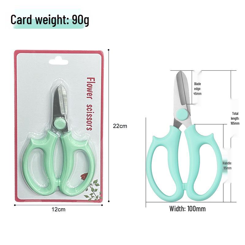 Stainless Steel Florist Pruning Shears: Rose, Tree Branch & Flower Scissors, Multifunctional Garden Tools