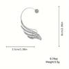 1pc Women'S Fashion Luxury Wing Ear Jewelry, Individual All-Match Premium No-Piercing Ear Clip