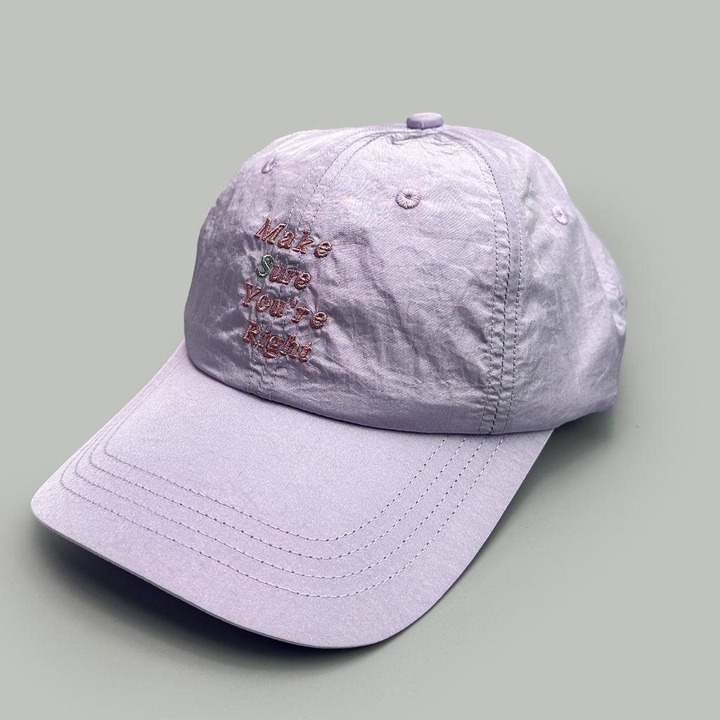 Embroidery Colored Small Letters Quick-Drying Baseball Cap Men'S And Women'S Sunshade Casual Shopping Cap