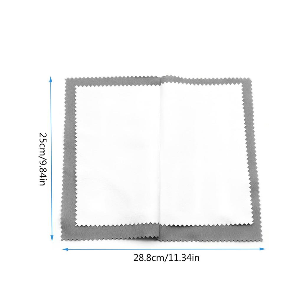 Double Layer Silver Cleaning Cloths Reusable Gold Cleaning Cloth Silver Polishing Cloths for Jewelry Clean and Maintain