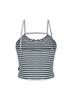 ANOTHER A Striped Ribbon Sleeveless [Navy]