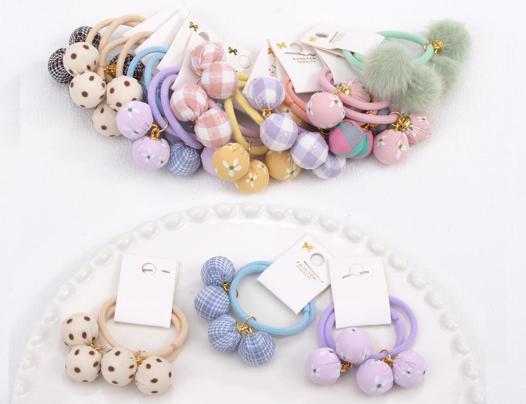 BIANHUAN Haargummis Kinder Bonbons 20-teiliges Set Haarschmuck Haargummis Kinder Mädchen Babyband Baby Haarschmuck Bunte Haarspange Süße Krone