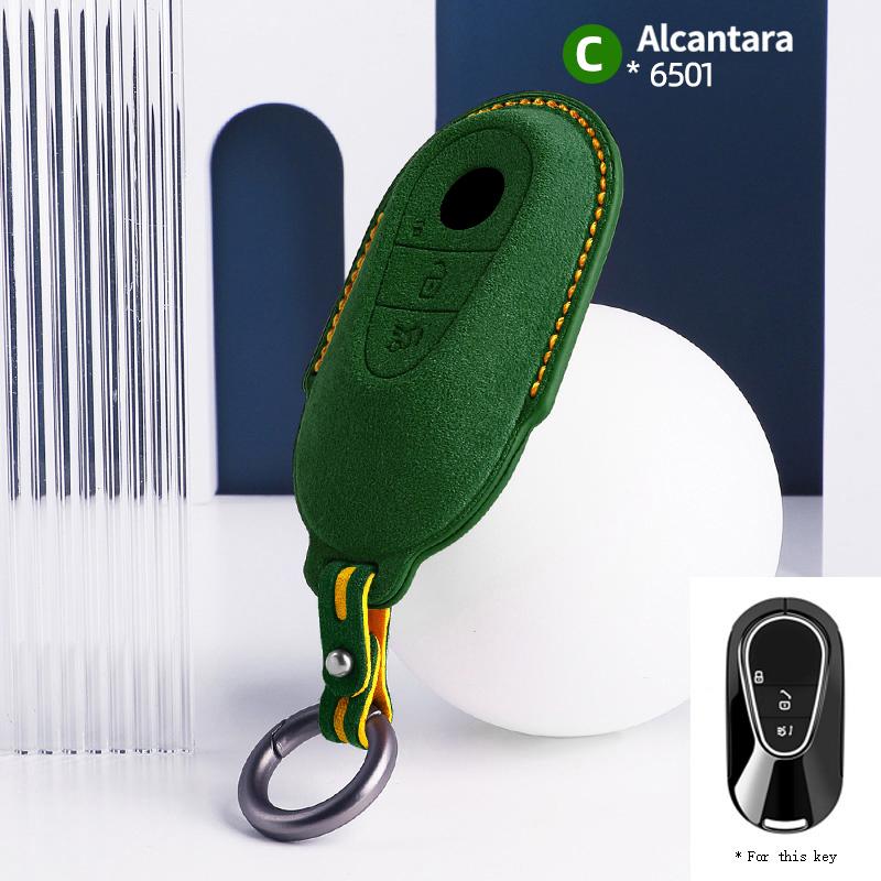 For Mercedes Benz Glc 300L Glc 260L C260L C20 Class Car Key Case Protectors Accessories Keychain Cover Shell 2020 2025 2025 2025