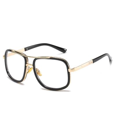 Classic Oversized Men Sunglasses Luxury  Women Mach One Sun Glasses Square Retro  Male UV400 Mirror Eyewear