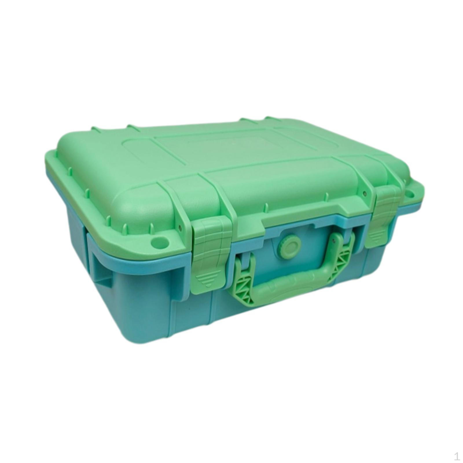 

Прочный ящик для инструментов с надежным запирающим механизмом для хранения оборудования Green Blue