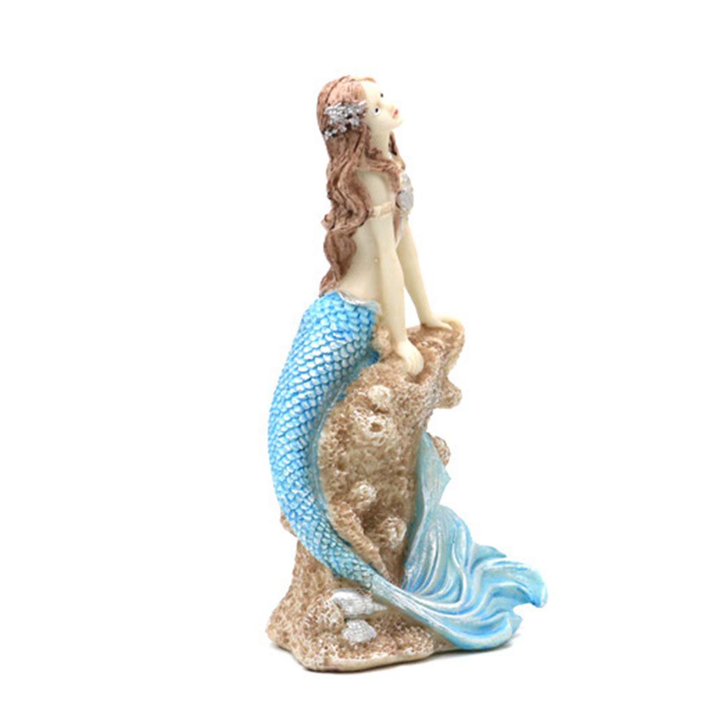 Little Mermaids Aquariums Underwater Decorations Aquarium Decor Fishtanks Landscape Accessories for Freshwater Saltwater