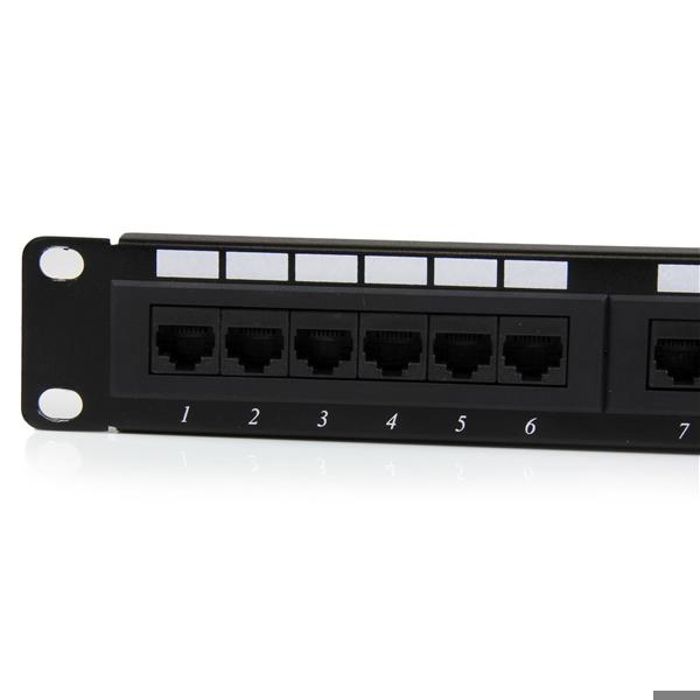 Panneau patch 24 ports - STARTECH - C6PANEL24 - Cat6 - RJ45 - Montage en rack 1U