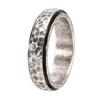 Vintage Handmade Hammered Pattern Rotating Men's Honeycomb High-end Ring 2025