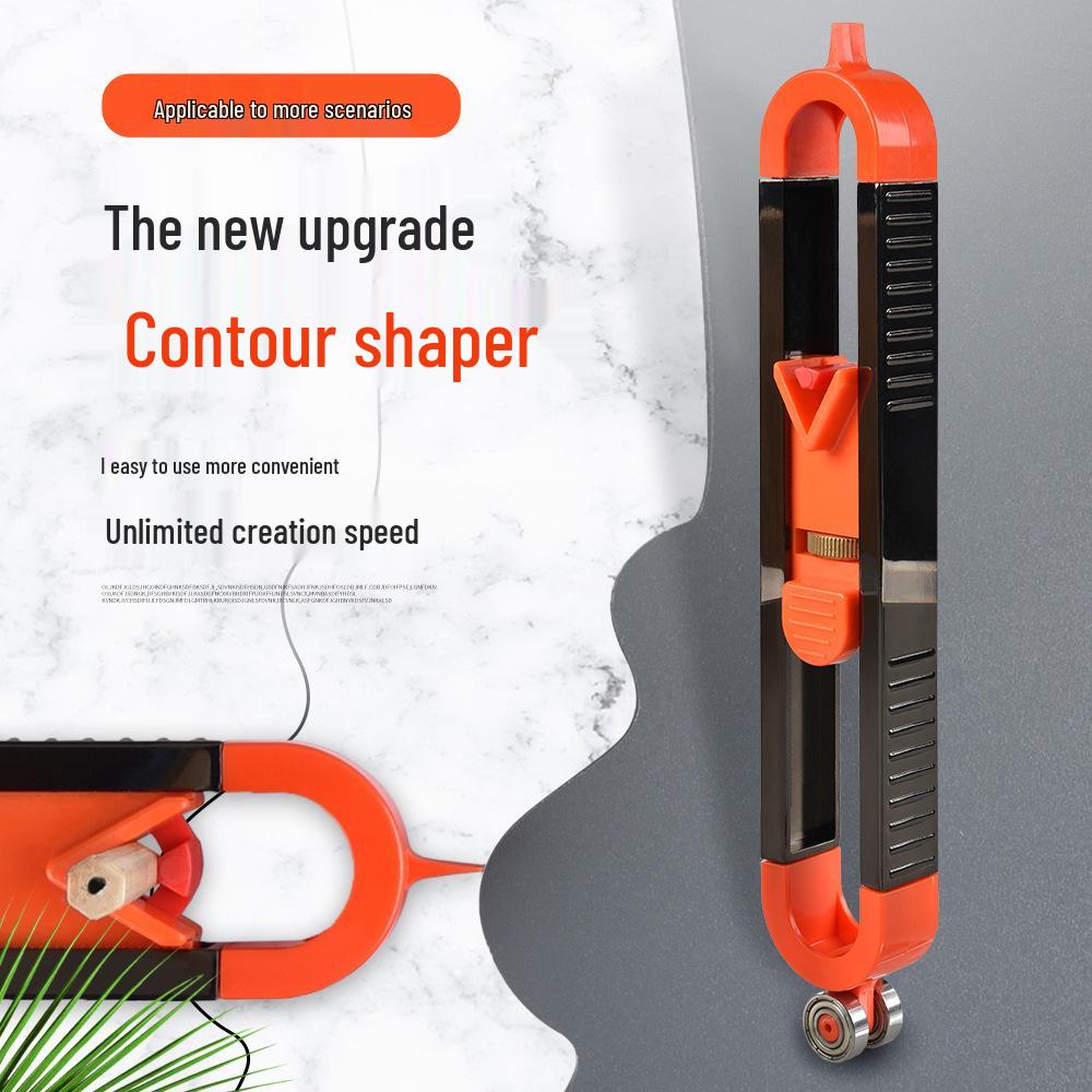 Elliptical Contour Gauge & Profiler Ruler for Woodworking Measurements