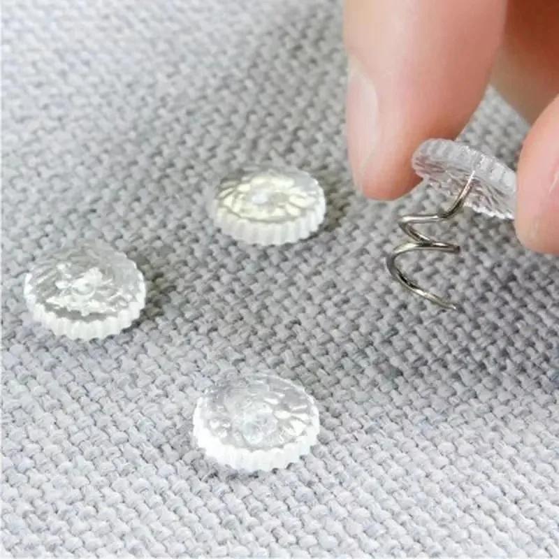 50PCS/Box Pins Sofa Rotates And Fixes Twisted Nails With Fixed Quilt Bed Sheets Anti-slip Buckle Wholesale