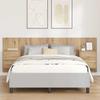 Headboard with Cabinets 3 pcs Artisan Oak Wood Based Material