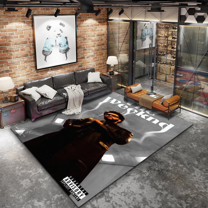 Weeknd Carpet Rug for Living Room Bedroom Home Sofa Decoration,Kids play Nonslip Floor Mat