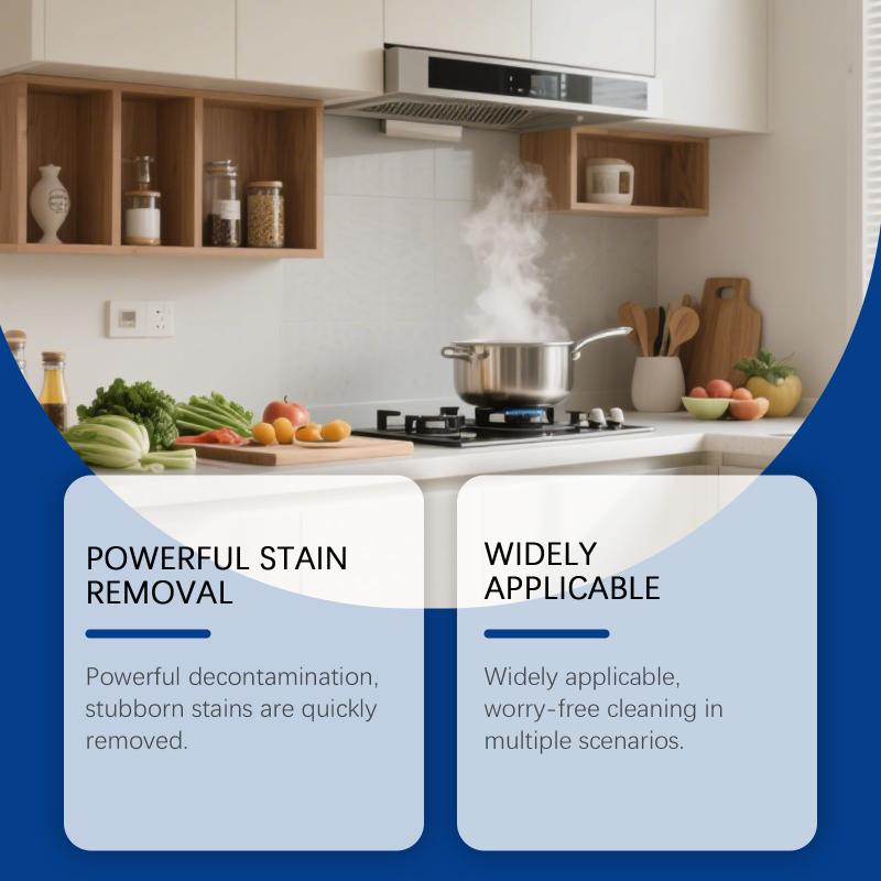 

Oil Pollution Heavy Duty Grease Kitchen Cleaning Powder Removes Oil Stains From Kitchen Range Hoods Countertops And Faucets 1pcs