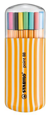 STABILO Pen Point 88 Zebra Set Wasserbasiert 20 Farben 8820-02